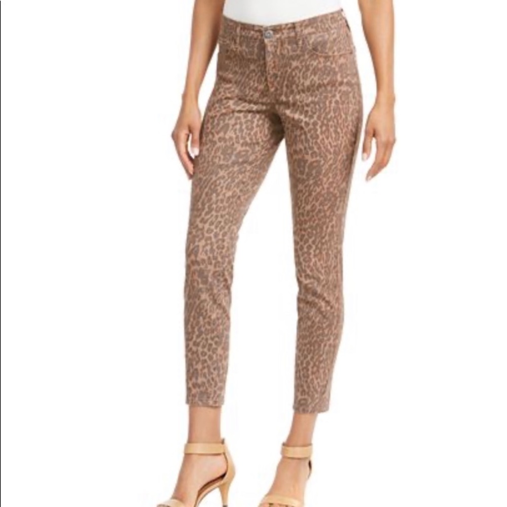 Style & Co skinny jeans leopard print